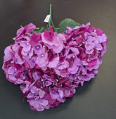 Buchet cu hortensii artificiale mov, flori mari 52cm